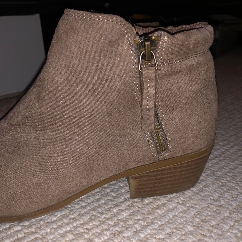 light brown booties!